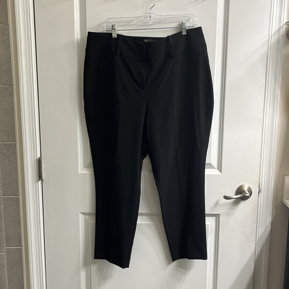 NEW! New York & Company Slim Trouser Pants, 18 Petite - Black